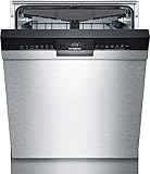 Siemens SN43ES14VE, iQ300 Smarter Geschirrspüler, Unterbau-Spülmaschine mit Besteckschublade, 60...