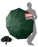 Chakipee Kompakter Reise Regenschirm Groß Sturmfest – Umgekehrter Faltschirm für Herren und...