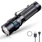 TrustFire Taschenlampe LED Aufladbar, MC3 LED Taschenlampe Extrem Hell 2500 Lumen Taktische...