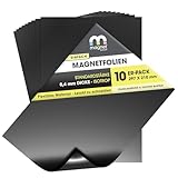 TMS A4 Magnetic Sheets - Magnets for Crafts, 0.5mm Flexible Magnetic Sheeting for Cutting Dies, Art...