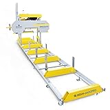 BAMATO Blockbandsäge | BBSW-660GPRO mit Benzinmotor und elektrischer Höhenverstellung | 5,9m...