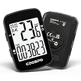 COOSPO BC26 GPS Fahrradcomputer Kabellos Bluetooth5.0 Fahrrad Kilometerzähler Fahrradtacho...