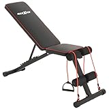 Fitnessbank Hantelbank klappbar Multifunktion Training Bauchtrainer Schrägbank mit 7-fach...