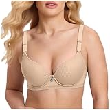 Gubsssl BH Damen Ohne Bügel Bustier Push up Damen-BH Große Brüste Starker Halt Bügelloser...