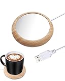 MYMULIKE Kaffeetassenwärmer,Tassenwärmer für Schreibtisch mit USB-Getränkewärmer...