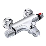 Badewannenarmatur Thermostat, Uten Duscharmatur Wannenthermostat Mischbatterie Wannenarmatur mit 38...