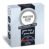 MISTER SIZE Kondome Probierpackung – Wide Package – 3er Pack (60-64 - 69 mm) / gefühlsechtes &...