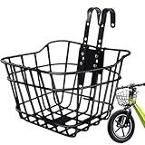 Fahrrad Frontkorb - Trägerkorb für Fahrräder und Scooter,Staufähiger Halter Erwachsene Und...