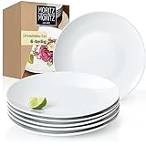 Moritz & Moritz BASIC Dinnerteller Set 6-teilig – Ø27cm aus hochwertigem Porzellan in klassischem...