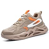 Annvia Sicherheitsschuhe Arbeitsschuhe Herren Damen Leicht Stahlkappenschuhe Sportliche Atmungsaktiv...