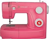 Singer 230128140 Freiarmnaehmaschine Simple 3223 Rot, Kunststoff, 45 x 22 x 35 cm, Rosa