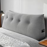 Dorifine Rückenkissen, Lesekissen für Bett und Sofa, 140cm-Komfortables Wandkissen Bett, Bietet...