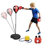 Abree Punchingball Boxen Set mit Boxhandschuhen Pumpe für Kinder Jugend höhenverstellbar von 80...