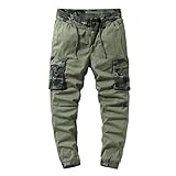 Bauzuoyo Jogginghose Herren Baggy Trainingshose Japanisches Harajuku Style Freizeithose Cargo...