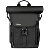 TARION Kamerarucksack Rolltop Wasserdicht Fotorucksack Kameratasche DSLR Rucksack mit 15,6 Zoll...
