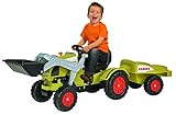 BIG - Claas Celtis Loader mit Anhänger - Kindertrettraktoren, Spielfahrzeug mit...