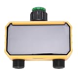 Cocoarm Sprinkler-Zeitschaltuhr, Solar-Wasserzeitschaltuhr für Gartenschlauch mit Regenverzögerung...