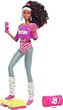 Barbie Rewind 80s Edition Workin' Out Puppe (29,2 cm Brünette) mit Bodysuit, Beinwärmer und...