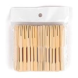 Antetok Cocktailgabeln 100 Stück, Zweizinkige Obstgabeln, Einwegbesteck Holz Gabeln Obstspieße...