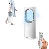 Wintem - Leiser Turmventilator Freezy ohne Flügel mit Fernbedienung, 3 Geschwindigkeiten, 3 Modi,...