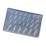 Silikon-Formen für Nägel, Verzierungen, Blumen-Thema, kleines Zubehör, Bastelformen, geeignet...