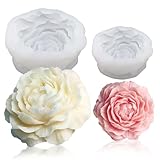 EPODA Kerzenform Blume, Silikonform Blumen, Epoxidharz Form Blumen, 3D Silikonform Kerzenformen Zum...
