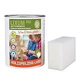 LIXUM PRO 100% biologische & natürliche Holzspielzeug Lasur, Farbe:farblos 0.00, Inhalt:100 ml (ca....