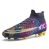 Juioguae Fussballschuhe Herren mit Stollen Damen Fussball Schuhe Unisex Fußballschuhe für Kinder...