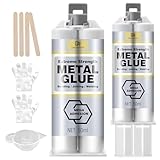 Metallkleber - 100ml 2 Komponenten Epoxidharz Kleber Extra Stark Metallkleber zur Verklebung von...