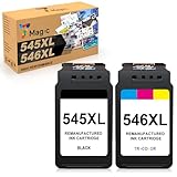 7Magic PG-545XL CL-546XL Ersatz für Canon Druckerpatronen 545 546 XL Multipack Compatible für...