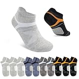 Lakpoau Sneaker Socken Herren Damen 10 Paar, Baumwolle Sportsocken Atmungsaktive Sneakersocken,...