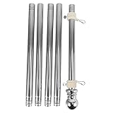 Giilayky Fahnenmast, Fahnenmast Aus Rostfreier, Geeignet für Den Garten im Innenhof Des Hauses,...