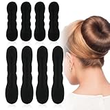 Haarknotenformer, XURJUMI 8 Stück Haarbonut, Haardreher, Schwammdreher, Haarstyling-Zubehör,...
