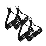 Milisten 2 Paar Fitness Zuggriffe Turngurte Turnseilzug Turnkabeltrainer Aufsätze Pulldown...