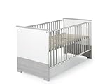 Schardt Eco Silber Kombi-Kinderbett 70x140 cm