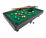 Noris 606167704 Pool Billard & Snooker inkl. 2 Queues, 16 Billard-und 17 Snooker Kugeln und...