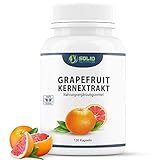 Grapefruitkernextrakt Kapseln I EXTRA HOCHDOSIERT - 120 Stück à 550mg Extrakt - Vorrat für 4...