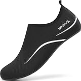 Sixspace Herren Damen Badeschuhe Wasserschuhe Aquaschuhe Strandschuhe Schnell Trocknend Slip on...