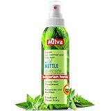 Milva Brennnessel Haarwasser gegen fettiges Haar und trockene Kopfhaut – 200 ml Intensive...