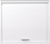 SIMMOB Küchenschrank Oberschrank Hängeschrank mit Rolladentür, Jalousienschrank, weiß,...