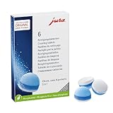 JURA original - 3-Phasen-Reinigungstabletten für 6 Reinigungen - TÜV-zertifizierte Hygiene - 6...