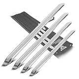 STAHLWERK Hebeleisen 4er Set 500 | 600 | 700 | 800 mm Kfz Reifeneisen | Montiereisen | Montierhebel...