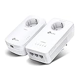 TP-Link WLAN Powerline Adapter Set TL-WPA8631P KIT(Dualband 1200Mbit/s, AV1300 , Steckdose, Wifi...