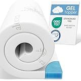 ELONEO Gel-Schaum Topper, atmungsaktive Gel Matratzenauflage, Für Matratzen & Boxspringbett, inkl....