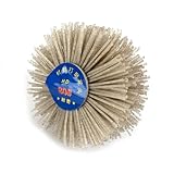 Nylon-Schleifbürste, 80 mm, für Holz- und Steinschleifen, perfekt für Elektrowerkzeuge mit 6 mm...