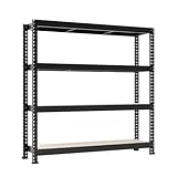 Metalkas MEGA-MET 500 Lagerregal mit 4 HDF-Platte, 180x160x60 cm, Fachlast 500kg,...