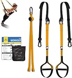 RHINOSPORT Schlingentrainer Sling Trainer Set mit Türanker Einstellbar Fitness Zuhause Suspension -...