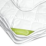 Beautissu ganzjahres Bettdecke 155x220 cm – Warme Microfaser Schlafdecke für Allergiker geeignet...