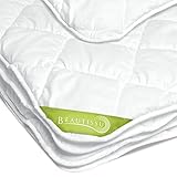 Allergiker Bettdecke 135x200 cm Ganzjahresdecke Übergangsdecke – Beautissu Steppdecke 135x200...