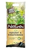 Substral Naturen Bio Aussaat-& Kräutererde, feine Spezialerde für Aussaaten, Pikieren und...